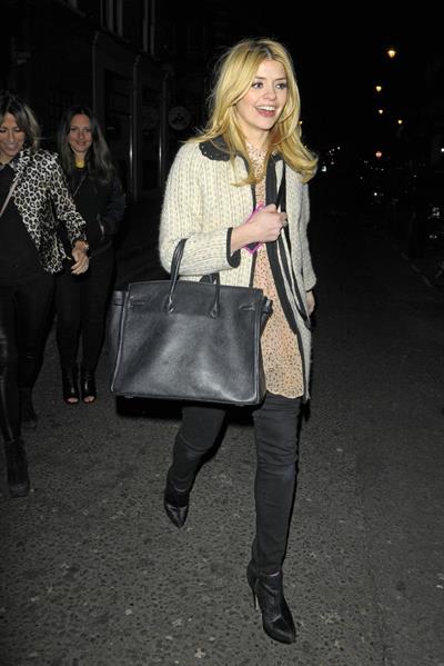 Holly Willoughby Groucho Club London - March 15, 2013 