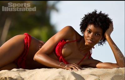 Adaora Akubilo in a bikini