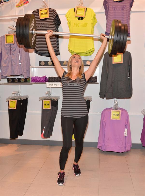 Heidi Klum Launch her new Collection 'Heidi Klum for New Balance' at Lady Foot Locker in Culver City 14.03.13 