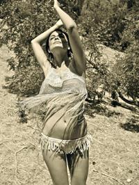 Nathalie Kelley in lingerie