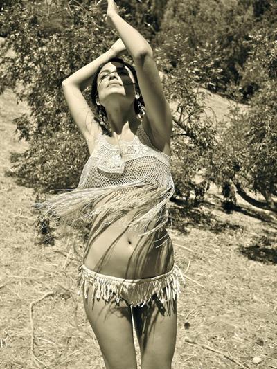 Nathalie Kelley in lingerie