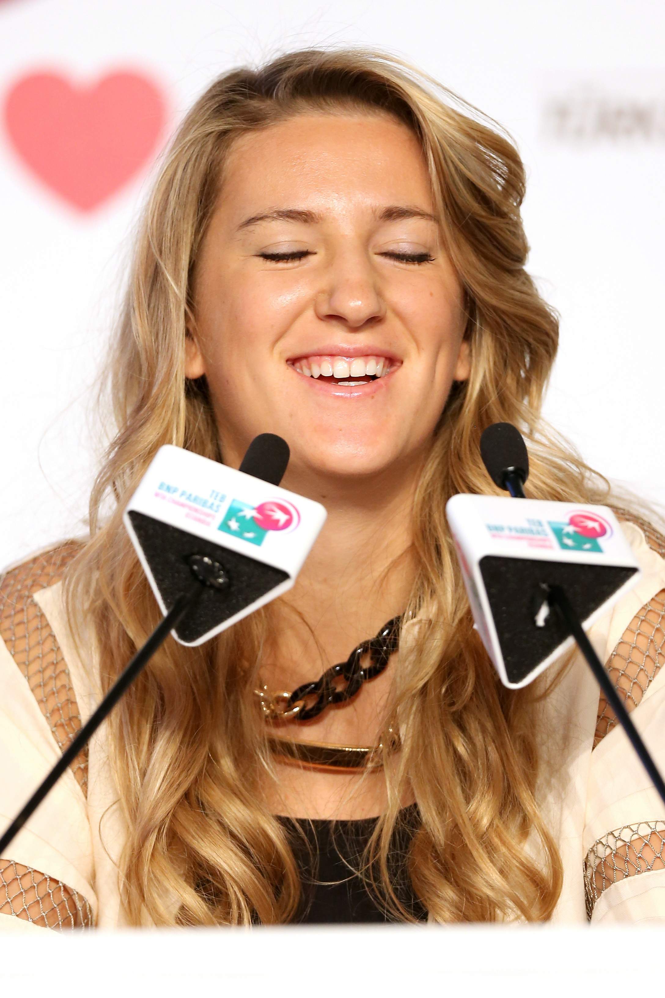 Victoria Azarenka Pictures Victoria Azarenka before the Start of the WTA Championships October 21, 2013
