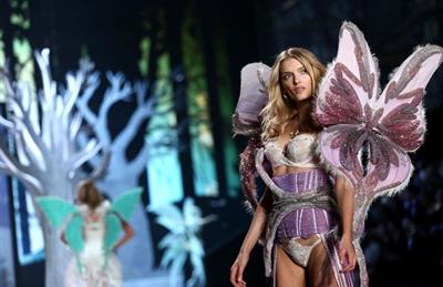 Lily Donaldson in lingerie