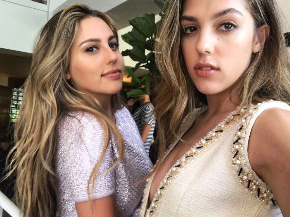 Sophia Rose Stallone taking a selfie