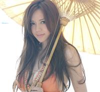 Zhou Wei Tong in a bikini