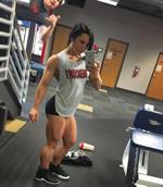 Chloe Sannito taking a selfie