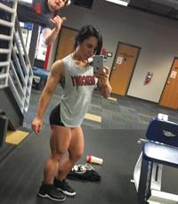 Chloe Sannito taking a selfie