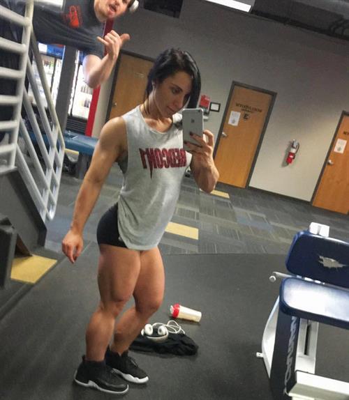 Chloe Sannito taking a selfie