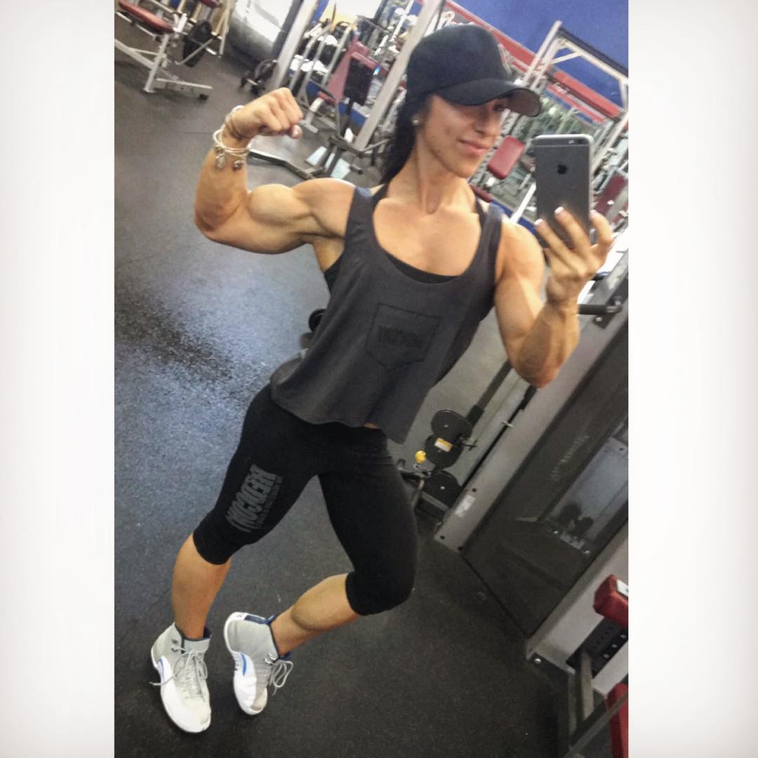 Chloe Sannito taking a selfie