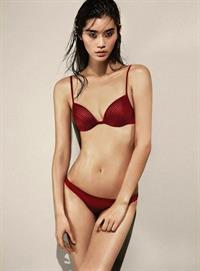 Ming Xi in lingerie