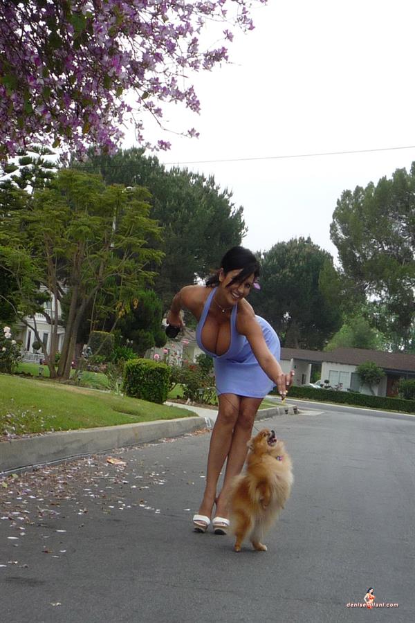 Denise Milani Snapshots - DogWalk