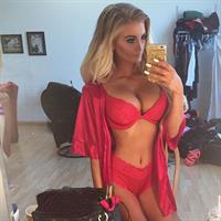 Cambria Joy in lingerie taking a selfie