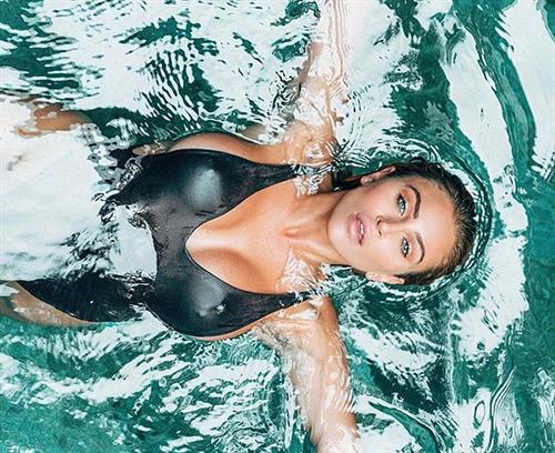 Khloe Terae in a bikini