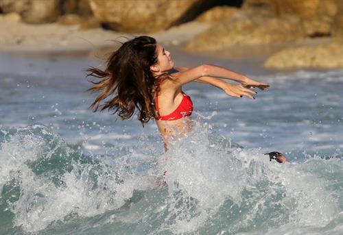 Kaia Gerber in a bikini