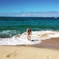 Jessie Diggins in a bikini