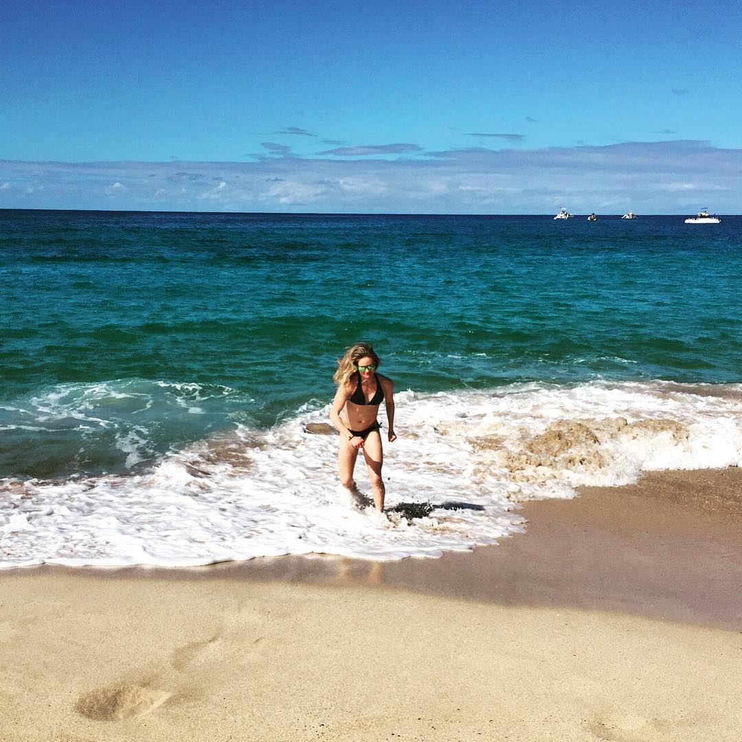 Jessie Diggins in a bikini