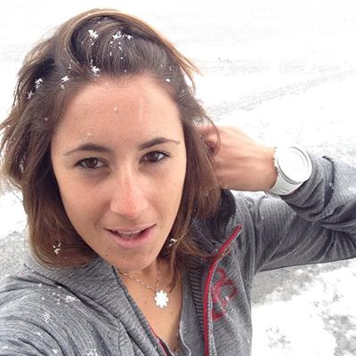 Sofia Goggia taking a selfie