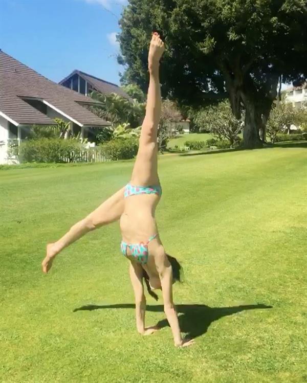 Madison Chock in a bikini