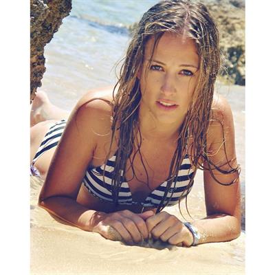 Nadja Purtschert in a bikini