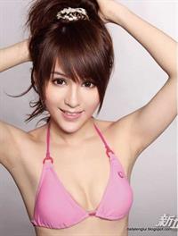 Mia Chan in a bikini