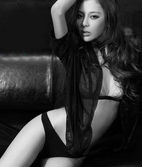 Xie Meng in a bikini