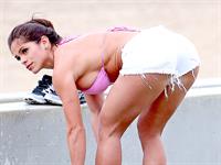 Michelle Lewin in a bikini - ass