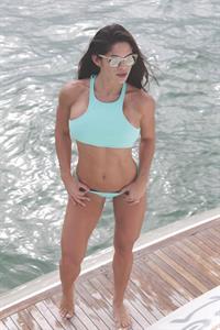 Michelle Lewin in a bikini