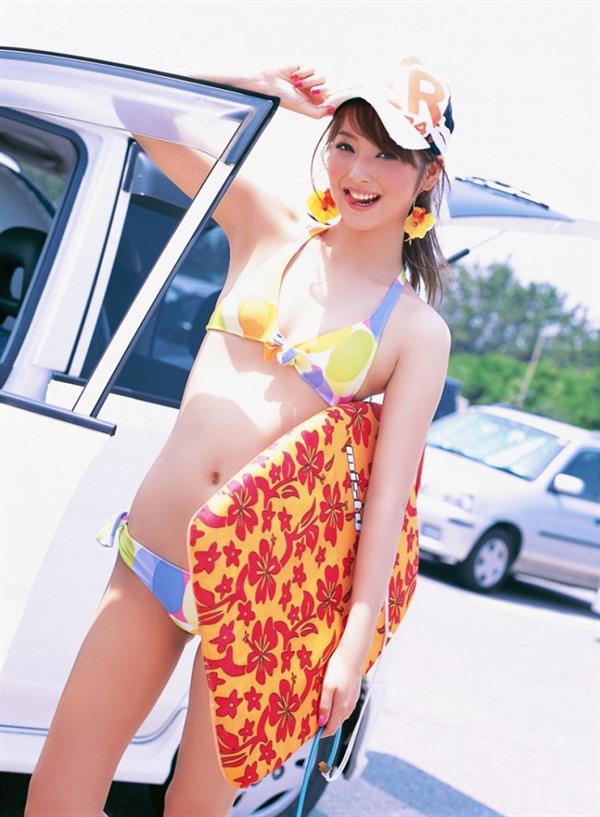 Nozomi Sasaki in a bikini