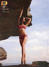 Crystal Renn in a bikini