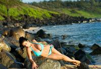 Denise Milani in a bikini