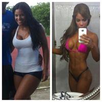 Yarishna Ayala Otero in a bikini taking a selfie