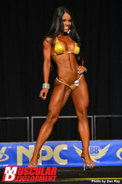 Yarishna Ayala Otero in a bikini