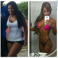 Yarishna Ayala Otero in a bikini taking a selfie