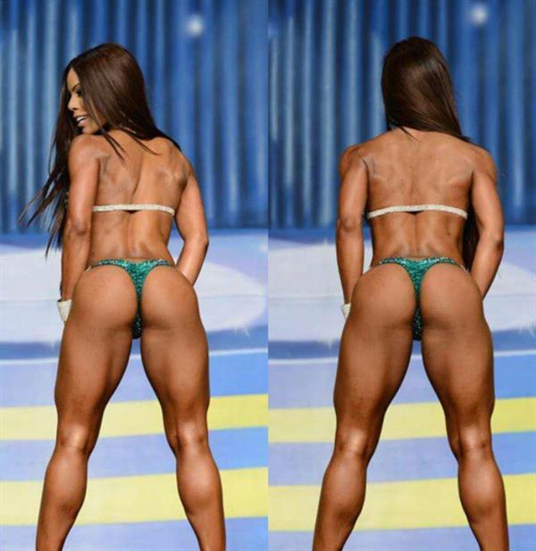 Yarishna Ayala Otero in a bikini - ass