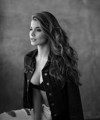 Gabriela Salles in lingerie