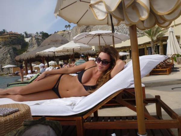 Brittany Binger in a bikini