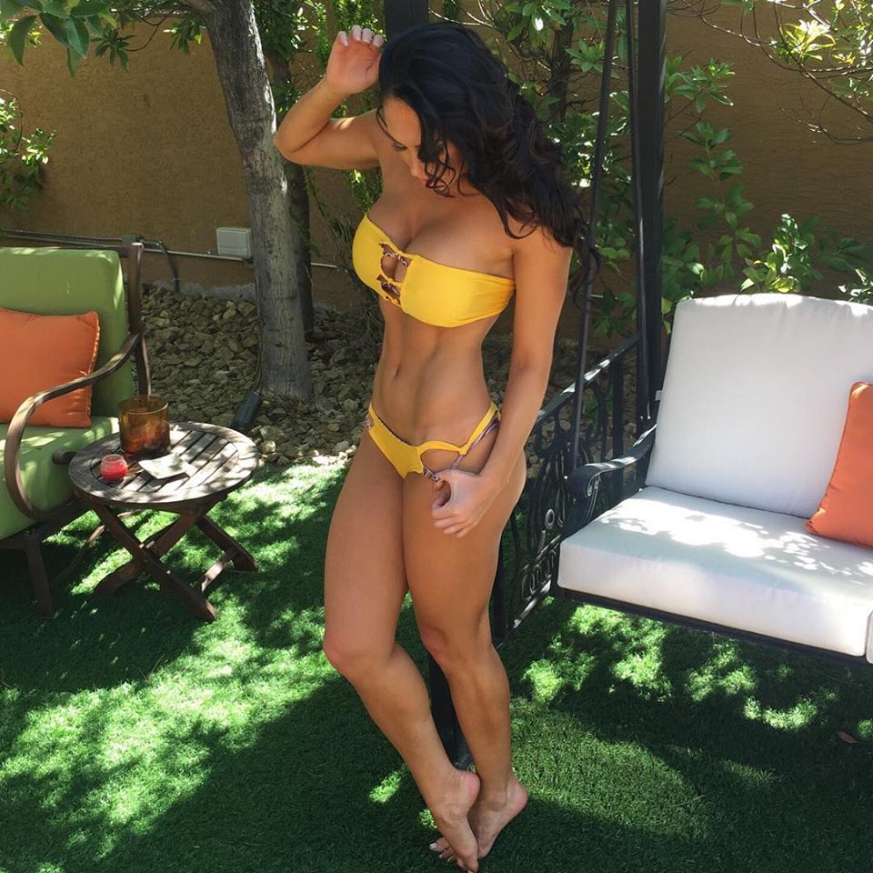 Hope Beel in a bikini