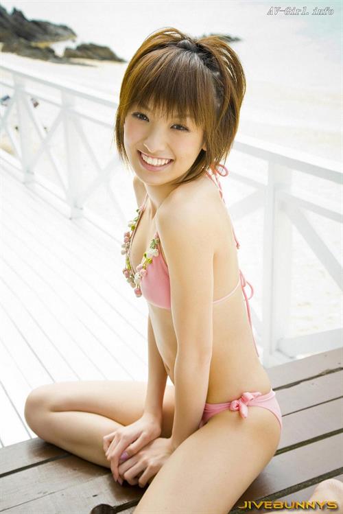 Akina Minami in a bikini