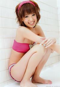 Akina Minami in a bikini