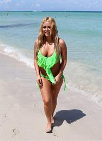 Aubrey O'Day in a bikini