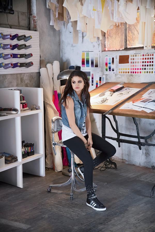 Selena Gomez 2013 Adidas Autumn Campaign Photoshoot 