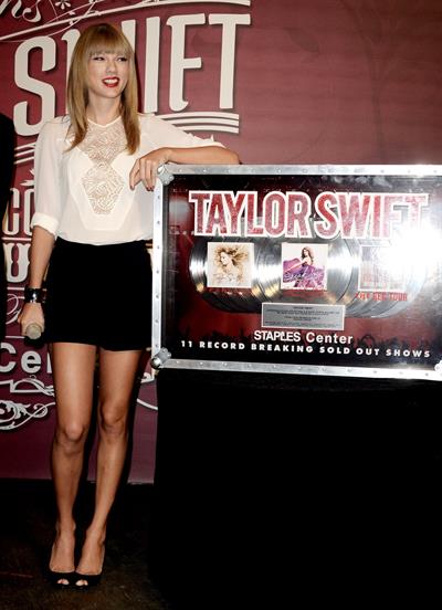 Taylor Swift 'Red' Tour Press Event in LA 8/20/13  