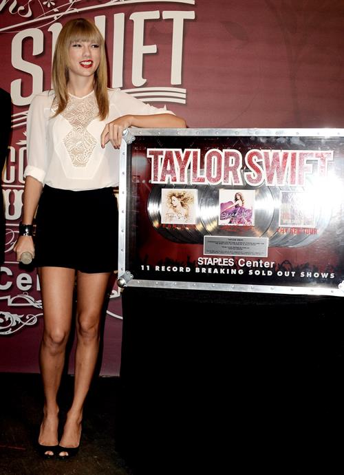Taylor Swift 'Red' Tour Press Event in LA 8/20/13  
