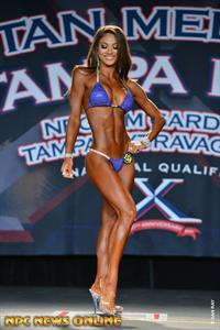 Janet Layug in a bikini