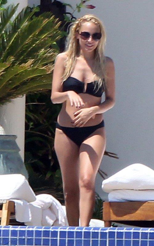 Nicole Richie in a bikini