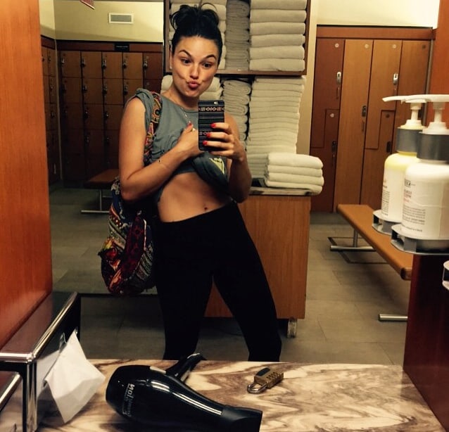 Isis Valverde taking a selfie