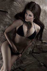 Eugenia Lemos in a bikini