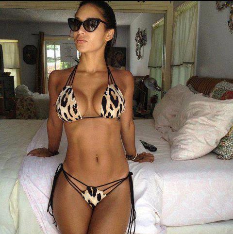 Brittany Dailey in a bikini