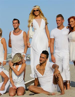 Paris Hilton 69 Poses for a photoshoot for a french TV Show in Hollywood 19.07.13 
