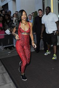 Rihanna - Shows off her toned physique in London in a $198 Adidas Originals Opening Ceremony (19.07.2013) 